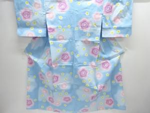 綿紅梅　桜模様浴衣